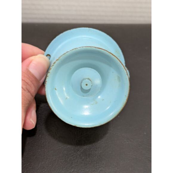 Vintage Hand Painted Brass Jar Trinket Decor‎ - Picture 4 of 7